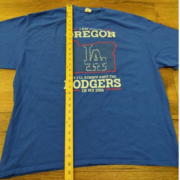 Gildan Oregon LA Dodgers Adult XXL Shirt Los Angeles Baseball Portland Shohei - Picture 4 of 6